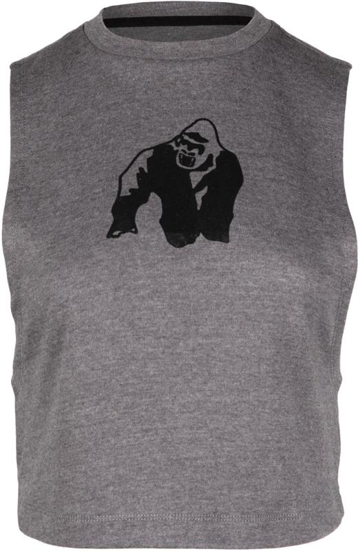 Gorilla Wear Женская Майка Addison Drop Armhole Tank Top - Gray