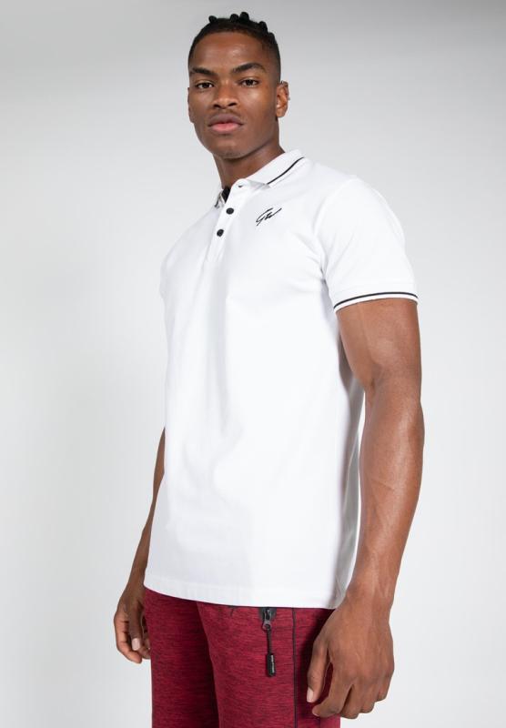 Gorilla Wear Футболка Delano Polo White/Black