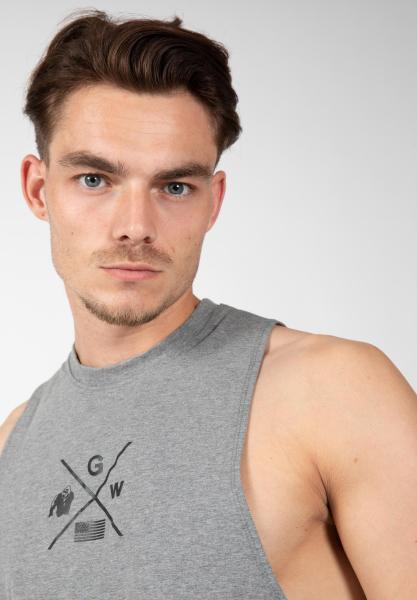 Gorilla Wear Безрукавка Cisco Drop Armhole Tank Top  Gray/Black